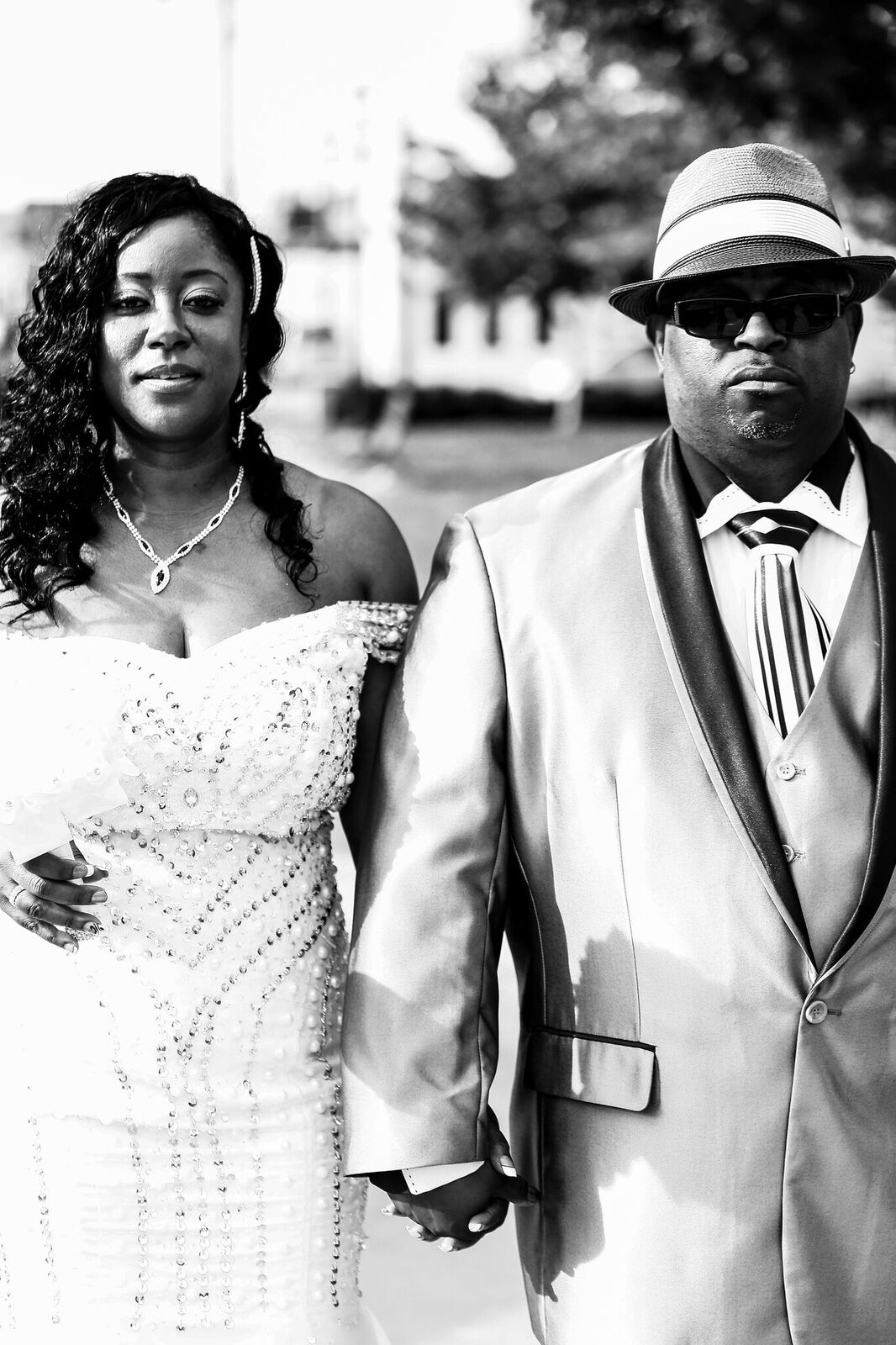 brewerie at union station wedding side by side photo